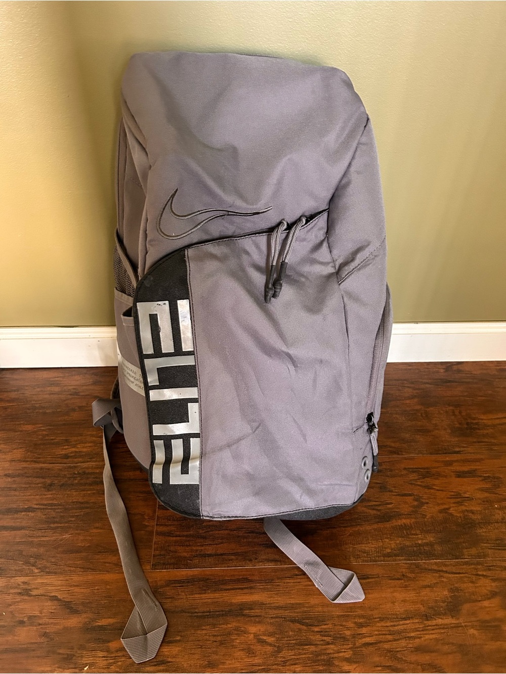Nike Gray ELITE Logo Men's Backpack